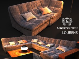 elegant sofa albertshtein lourens Modelo 3D