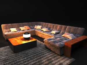 elegant sofa albertshtein lourens Modelo 3D