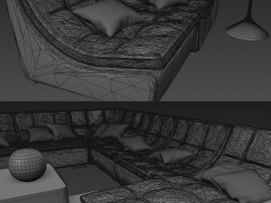 elegant sofa albertshtein lourens Modelo 3D