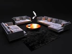 sofa flexfrom feel good large feel good ten large 3D Модель