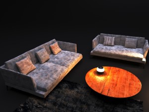 sofa flexfrom feel good large feel good ten large 3D Модель