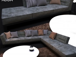 sofa flexform adda 3D-Modell