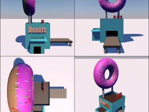 rosquinha Modelo 3D