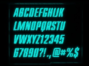 neon letters 3D 模型