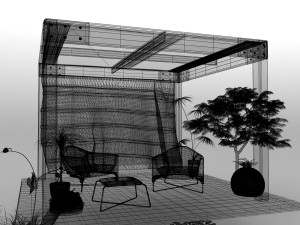gazebo Model 3D