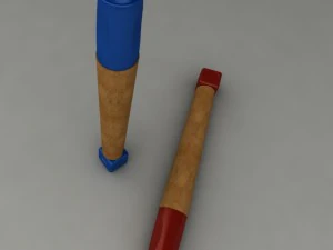lamy abc blue red 3D Model