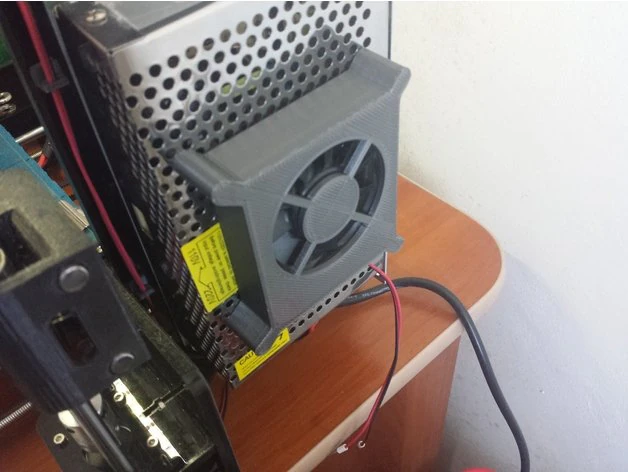 fan case for tronxy 3d printer power supply 60 mm fan 3D Print Model .c4d .max .obj .3ds .fbx .stl .blend 