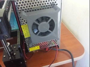 fan case for tronxy 3d printer power supply 60 mm fan 3D Print Model