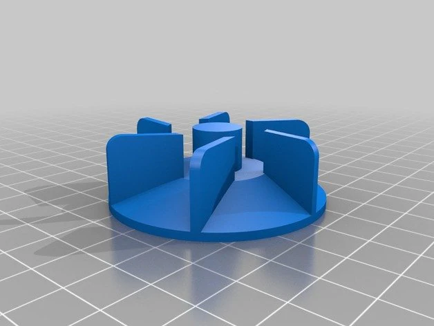 propeller for hair dryer 3D Print Model .c4d .max .obj .3ds .fbx .stl .blend 