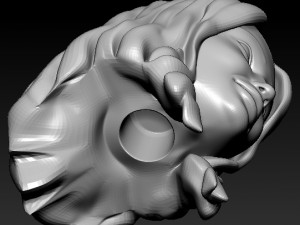 female head 3d print model 3D 打印模型