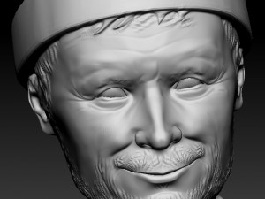 funny skier 3D 打印模型