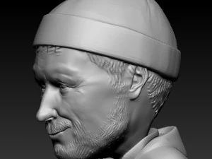 funny skier 3D Print Model