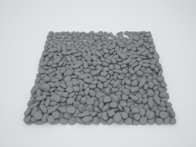 pebbles stone 3D Модель .c4d .max .obj .3ds .fbx .stl .blend 