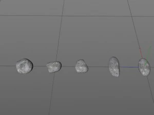 Kieselstein 3D Modell