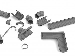 gutters Modelo 3D