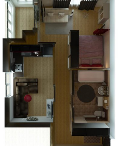interior of apartament 3D Model .c4d .max .obj .3ds .fbx .stl .blend 
