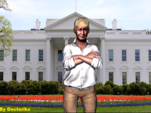 donald trump character 3Dモデル