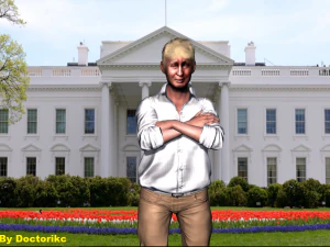 도널드 트럼프 캐릭터 3D 모델