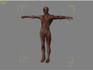 персонаж-зомби 3D Модель