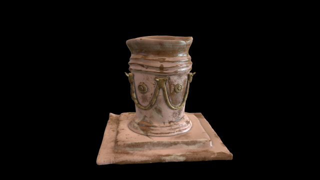 greek brazier texture and model lowpoly 3D मॉडल .c4d .max .obj .3ds .fbx .stl .blend 