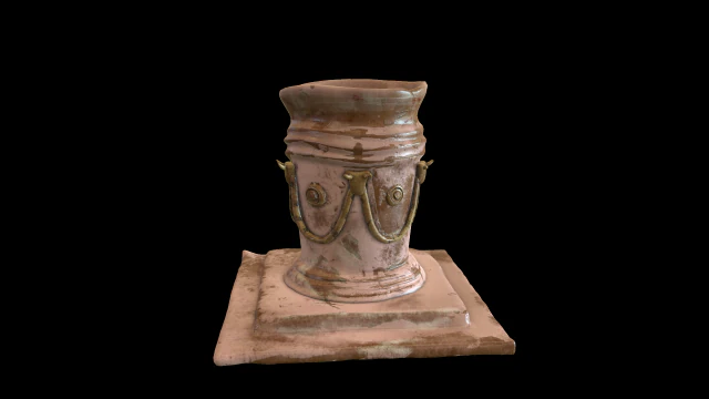 greek brazier texture and model lowpoly 3D Model .c4d .max .obj .3ds .fbx .stl .blend 