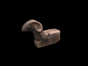 greek ram statue texture and model lowpoly 3D Model