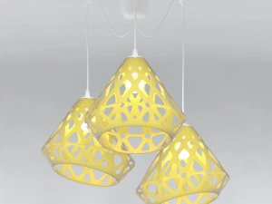 lustre zaha luz Modelo 3D
