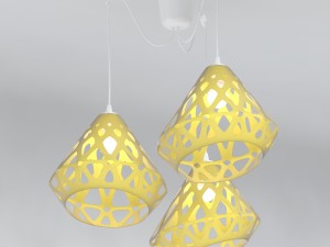 chandelier zaha light 3D 모델