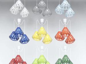 chandelier zaha light 3D Model