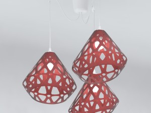chandelier zaha light 3D 모델
