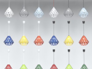 pendant zaha light Modello 3D