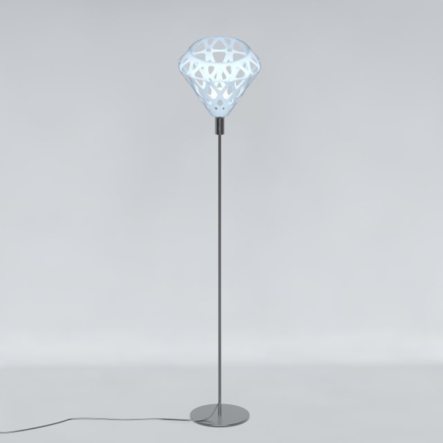 floor lamp zaha light 3D Model .c4d .max .obj .3ds .fbx .stl .blend 