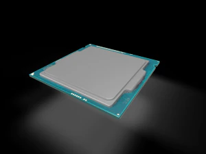 CPU 인셀 3D 모델