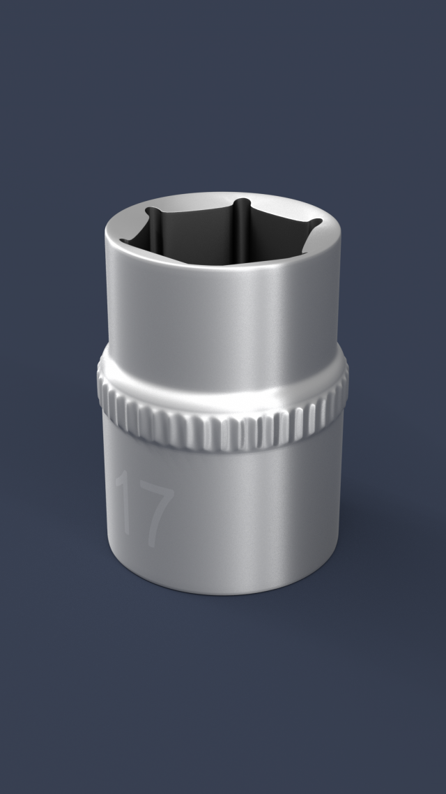 socket 1-2 3D Model .c4d .max .obj .3ds .fbx .stl .blend 
