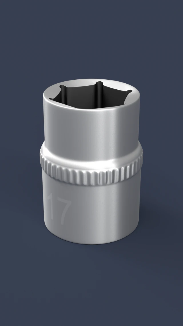 socket 1-2 3D Model .c4d .max .obj .3ds .fbx .stl .blend