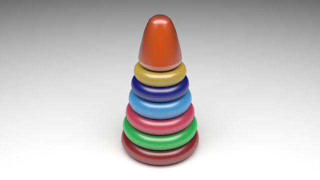 pyramid toy 3Dモデル .c4d .max .obj .3ds .fbx .stl .blend