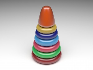 pyramid toy 3D मॉडल