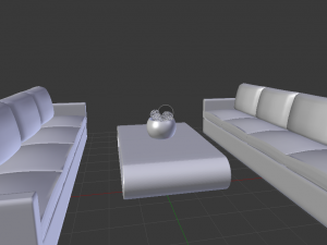 living room sofa set with additional furniture Model 3D