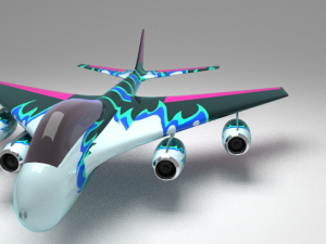 stunt jet 3D Модель