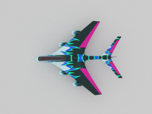 stunt jet 3D 模型