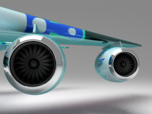 stunt jet 3D 模型