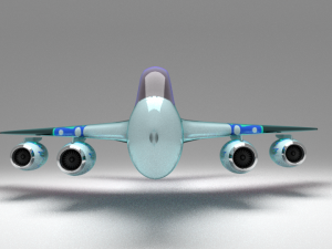 stunt jet 3D 模型