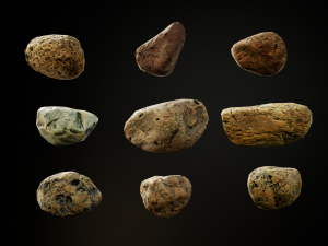 cool smooth stone pack vol01 Modèle 3D