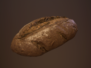 tasty bread 01 3D Модель