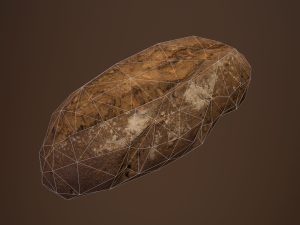 tasty bread 01 3D Модель