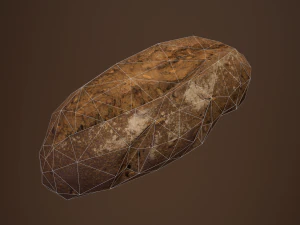 tasty bread 01 3D Model