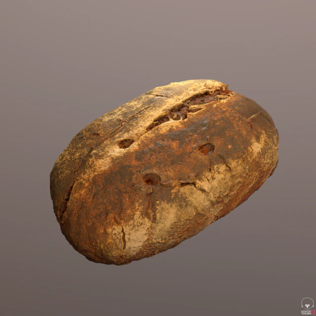 tasty bread 04 3D Model .c4d .max .obj .3ds .fbx .stl .blend 