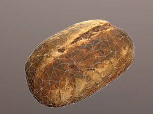 tasty bread 04 3D Model