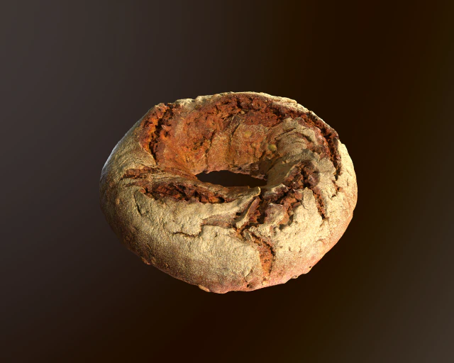 tasty bread 09 3D Model .c4d .max .obj .3ds .fbx .stl .blend 