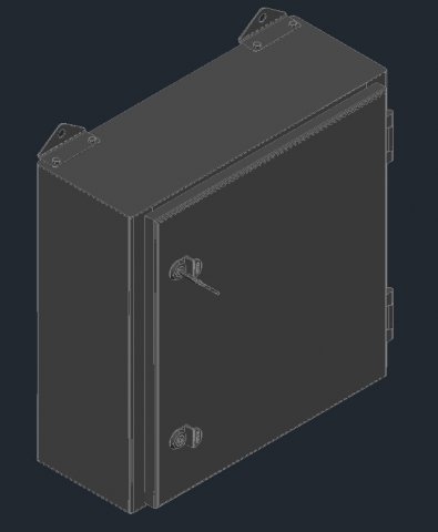 metal box 3D Model .c4d .max .obj .3ds .fbx .stl .blend 